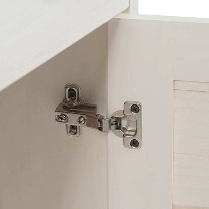 vidaXL Badezimmermöbel Set VIGO 2 pcs Braun und Weiß 37 x 34 x 80 cm