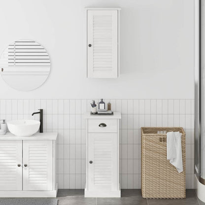 vidaXL Badezimmermöbel Set VIGO 2 pcs Braun und Weiß 37 x 34 x 80 cm