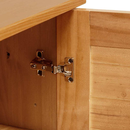 Badezimmermöbel-Set mit Regal VIGO 2 pcs Braun und Honigbraun