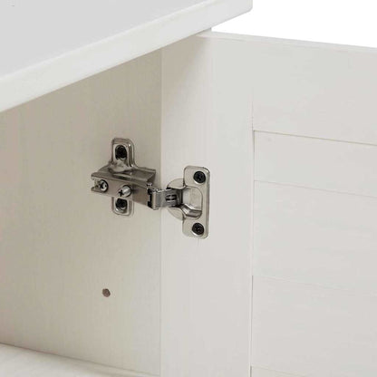vidaXL Badezimmermöbel-Set 2 pcs Weiß und Antikweiß 67,5 x 34 x 80 cm