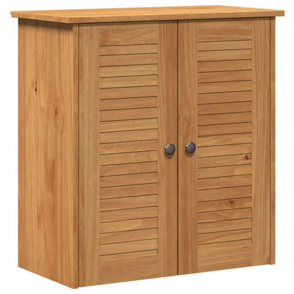 vidaXL Badezimmermöbel-Set mit Regal VIGO 2 pcs Braun und Honigbraun