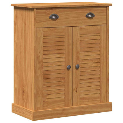 vidaXL Badezimmermöbel-Set mit Regal VIGO 2 pcs Braun und Honigbraun