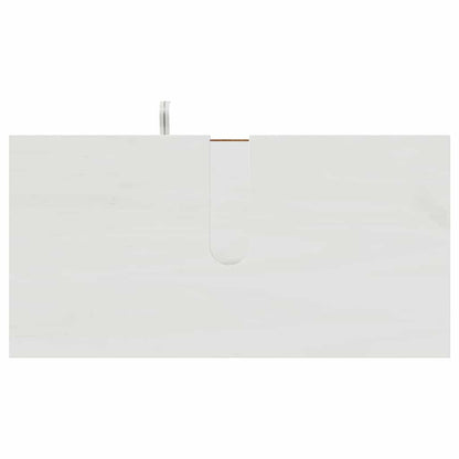 vidaXL Ensemble de meubles de salle de bain 3 pcs Blanc antique Bois de pin massif