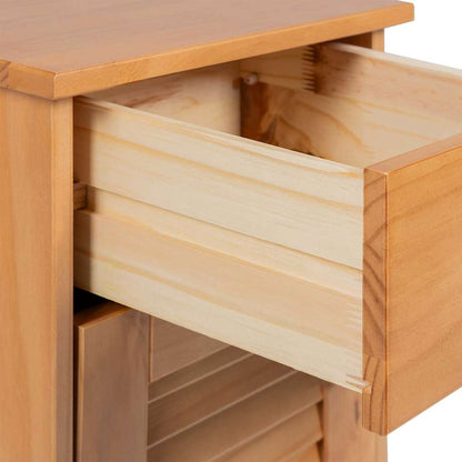 vidaXL Ensemble de meubles de salle de bain VIGO 4 pcs Marron miel Bois de pin massif