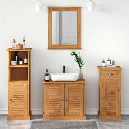 vidaXL Ensemble de meubles de salle de bain VIGO 4 pcs Marron miel Bois de pin massif