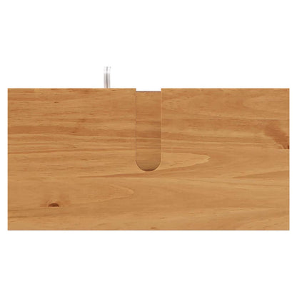 vidaXL Ensemble de meubles de salle de bain VIGO 4 pcs Marron miel Bois de pin massif