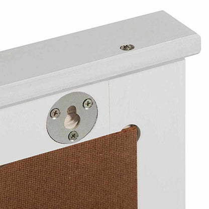 vidaXL Ensemble de meubles de salle de bain 4 pcs Blanc antique Bois de pin massif