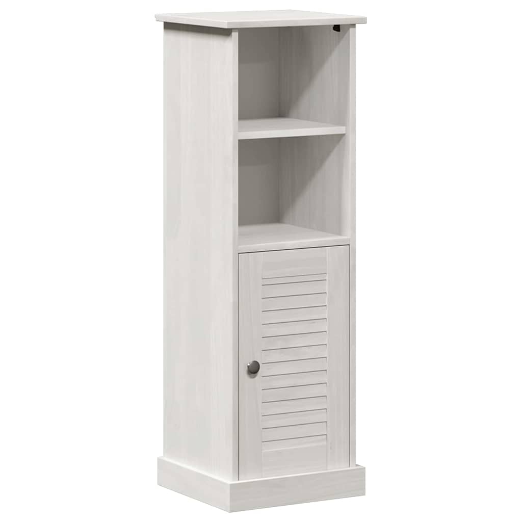 vidaXL Ensemble de meubles de salle de bain 4 pcs Blanc antique Bois de pin massif