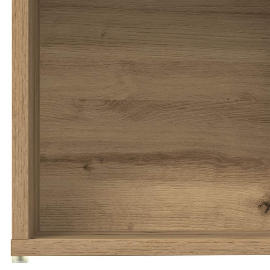 vidaXL Buchschränke 3 Stück Artisan Eiche Holzwerkstoff