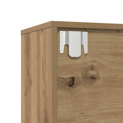 vidaXL Buchschränke 3 Stück Artisan Eiche Holzwerkstoff