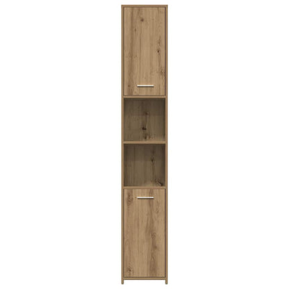 vidaXL Ensemble de meubles de salle de bain 4 pcs Chêne artisanale Bois d'ingénierie