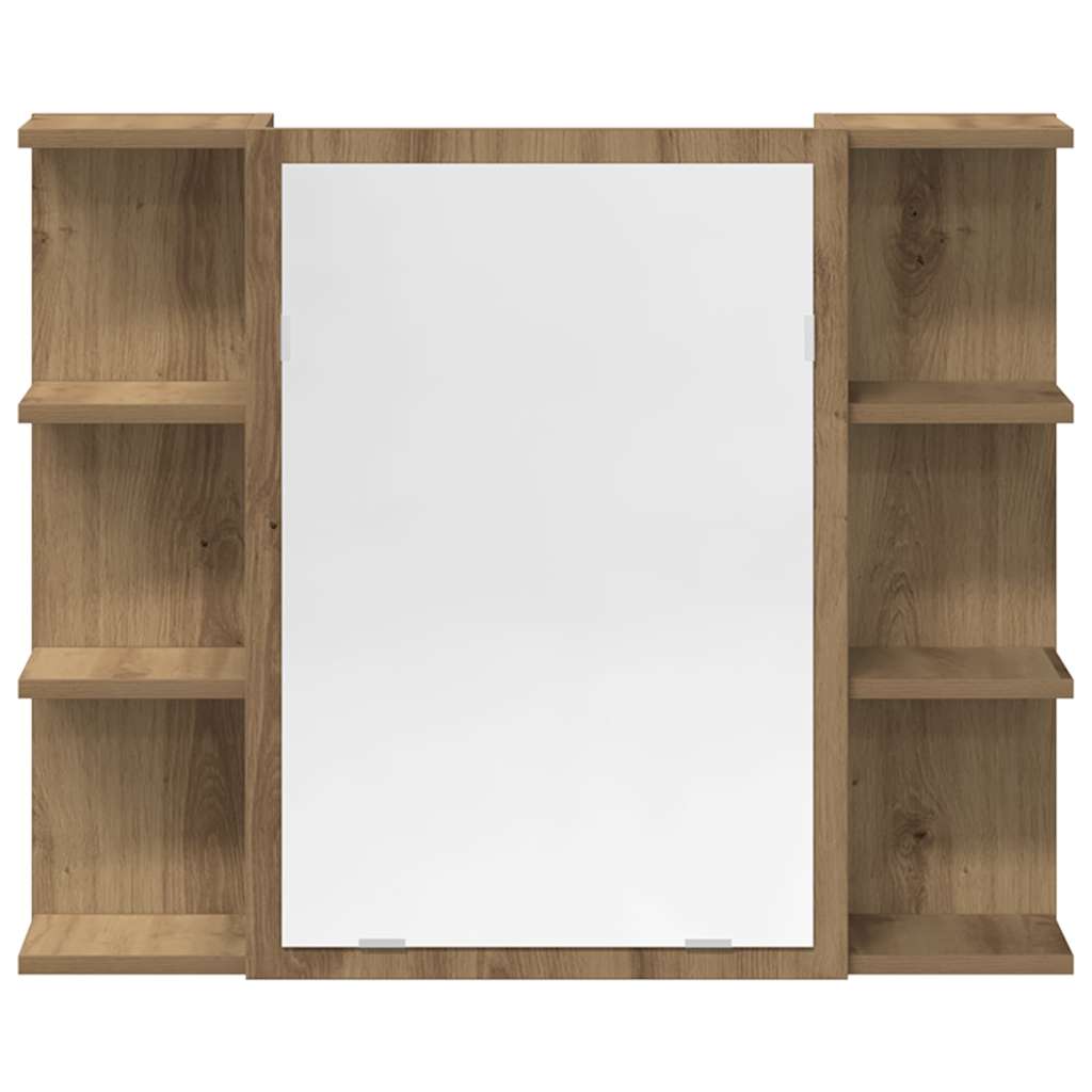 vidaXL Meuble de salle de bain 4 pcs Chêne artisanel Bois d'ingénierie