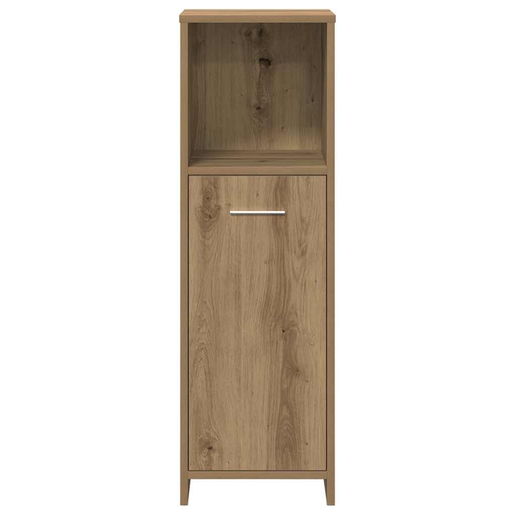 vidaXL 3-tlg. Badmöbel-Set Artisan-Eiche Holzwerkstoff