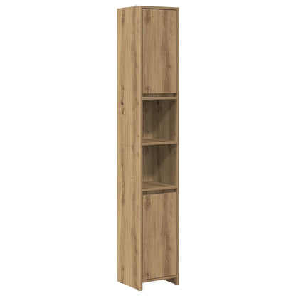 vidaXL 3-tlg. Badmöbel-Set Artisan-Eiche Holzwerkstoff