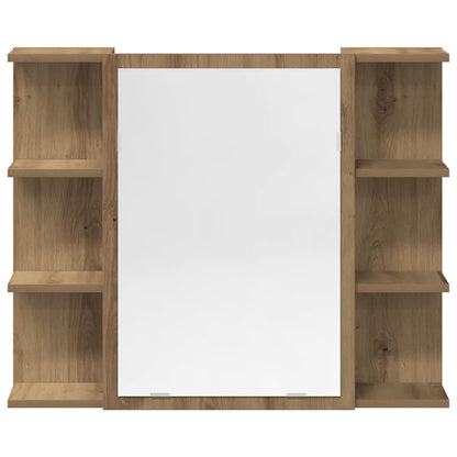 vidaXL 3-tlg. Badmöbel-Set Artisan-Eiche Holzwerkstoff