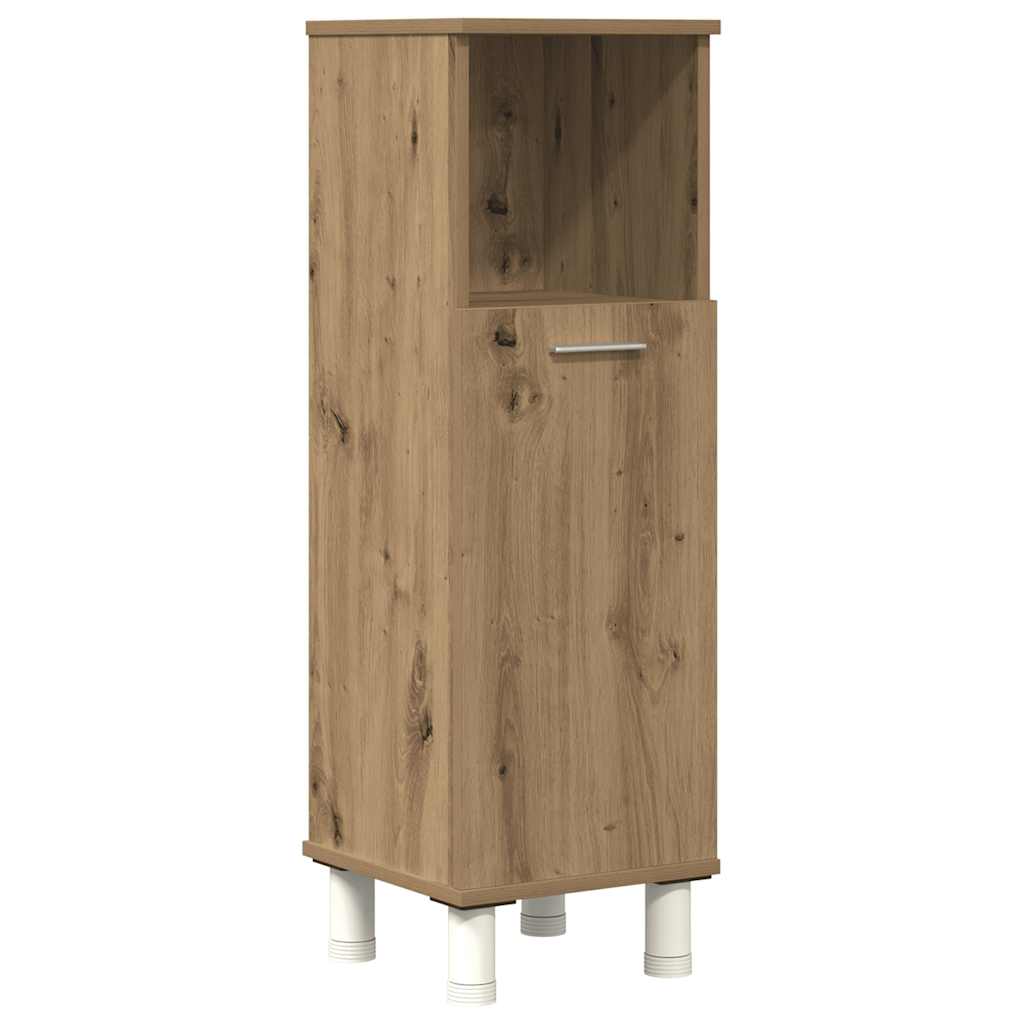 vidaXL 3-tlg. Badmöbel-Set Artisan-Eiche Holzwerkstoff