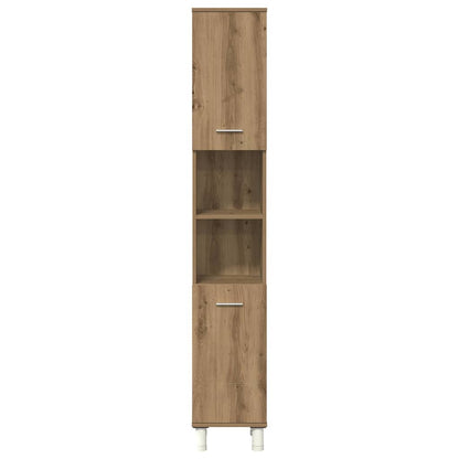 vidaXL 3-tlg. Badmöbel-Set Artisan-Eiche Holzwerkstoff