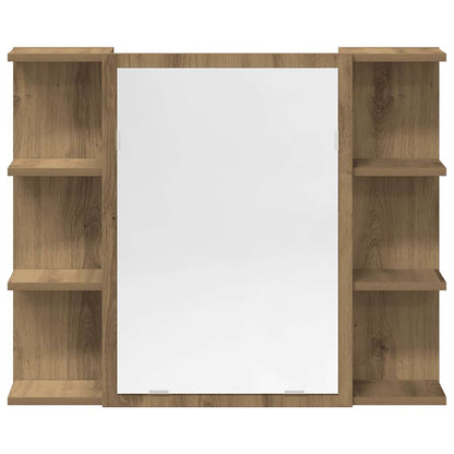 vidaXL 3-tlg. Badmöbel-Set Artisan-Eiche Holzwerkstoff