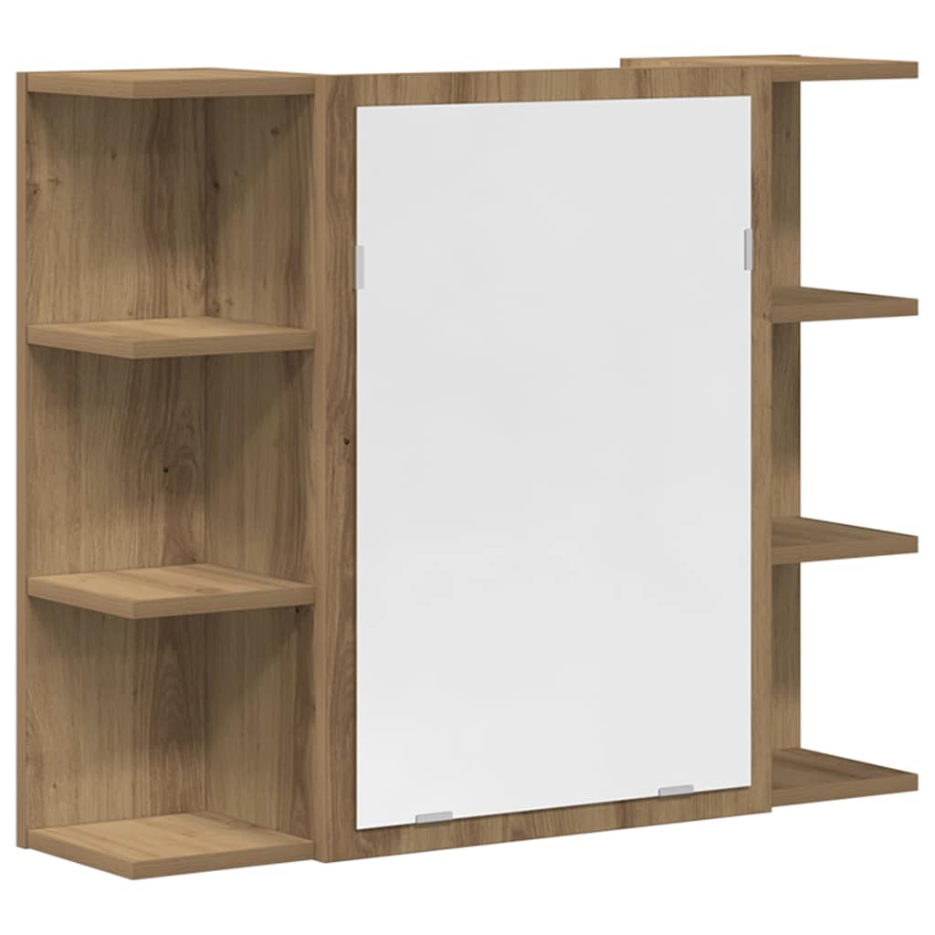 vidaXL 3-tlg. Badmöbel-Set Artisan-Eiche Holzwerkstoff