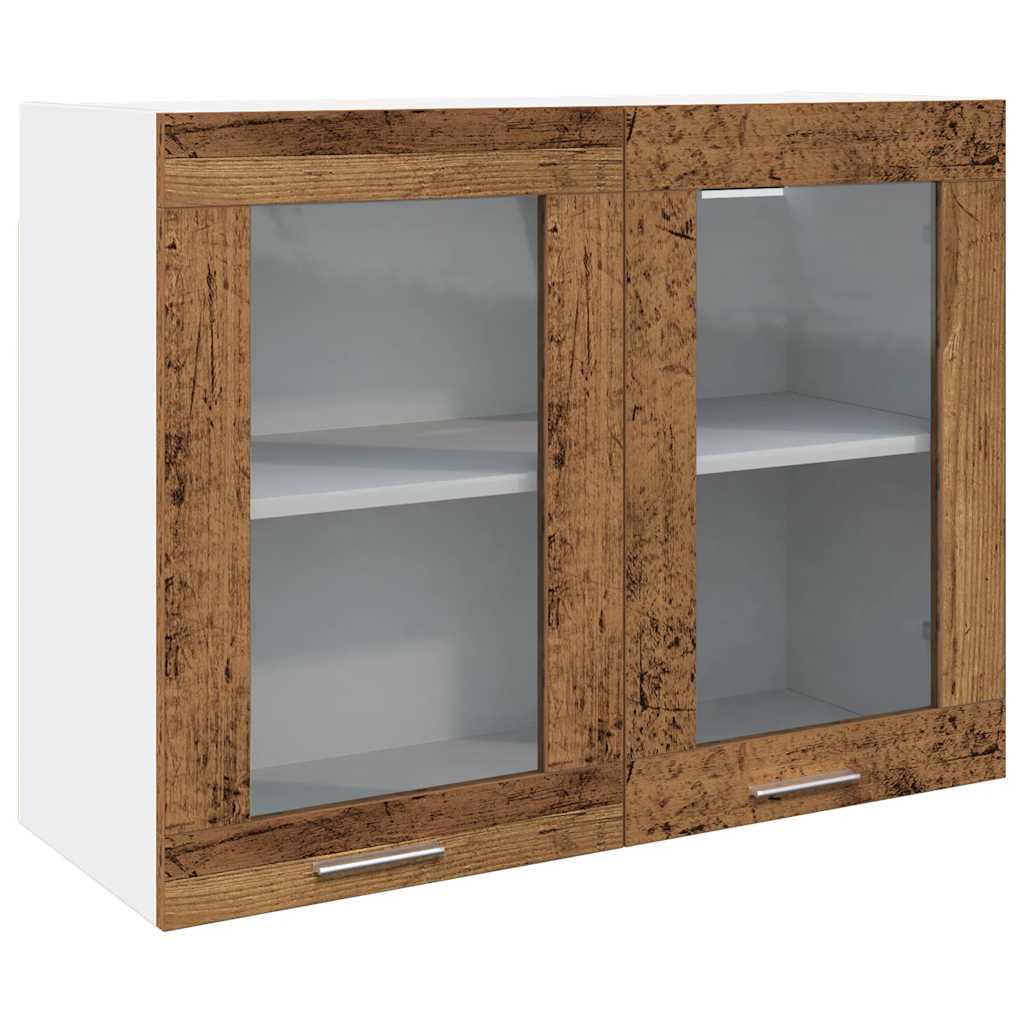 vidaXL Meuble de cuisine 7 pcs Lyon aspect bois de récupération bois d'ingénierie