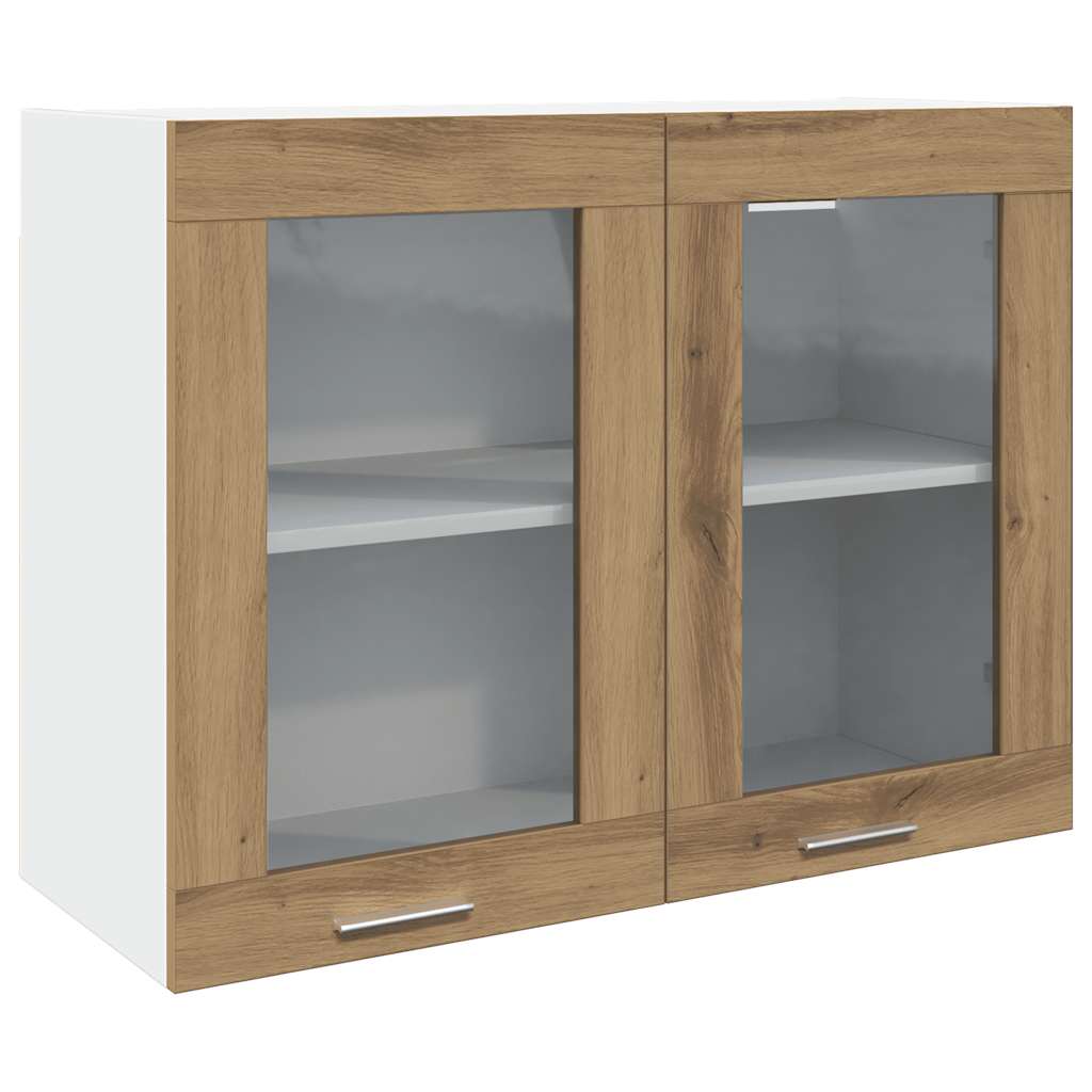vidaXL 7-tlg. Küchenschrank-Set Lyon Artisan-Eiche Holzwerkstoff