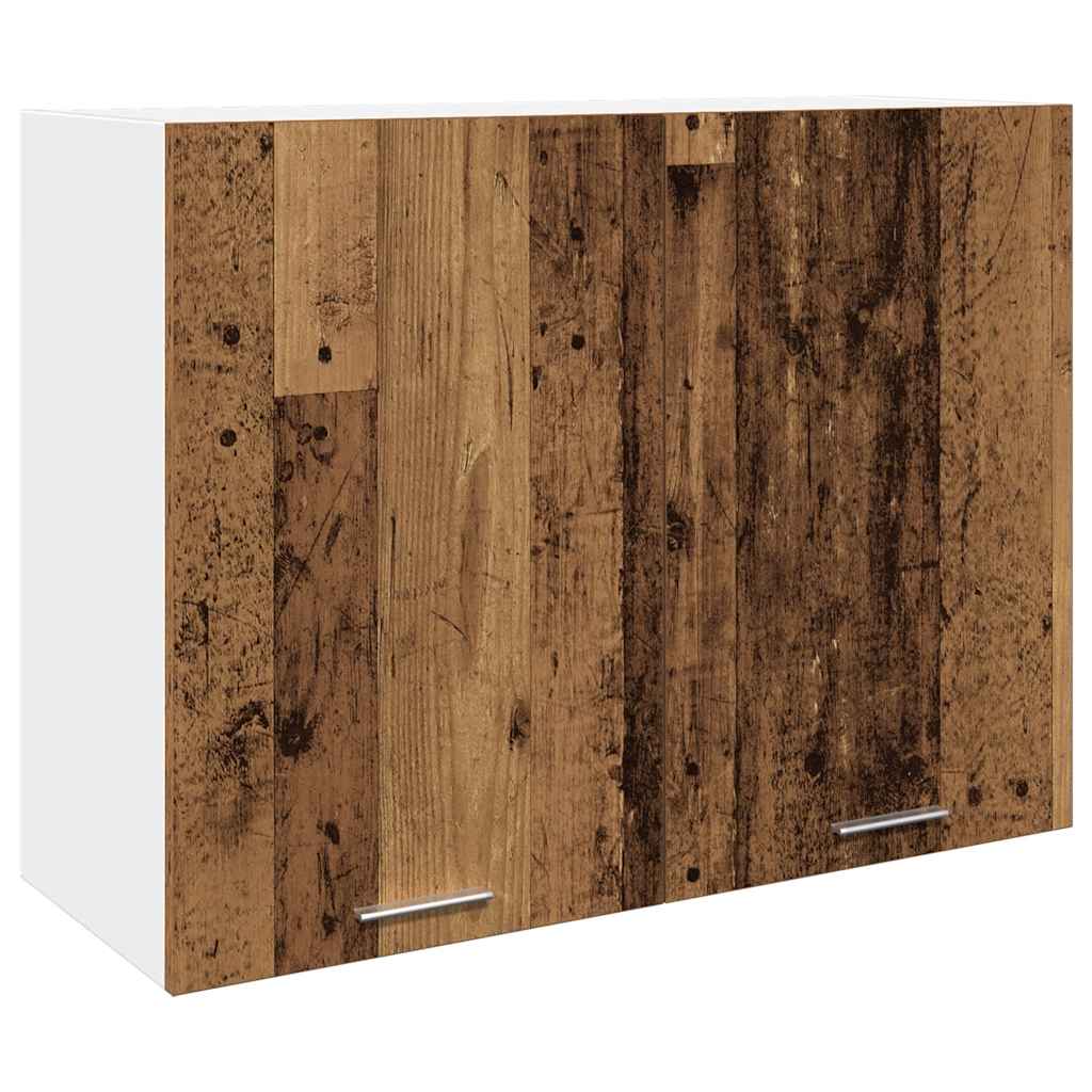 vidaXL 11-tlg. Küchenschrank-Set Lyon Altholz-Optik Holzwerkstoff