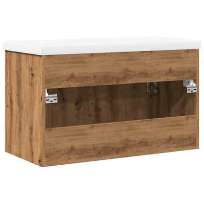 vidaXL 2-tlg. Badmöbel-Set Artisan-Eiche Holzwerkstoff