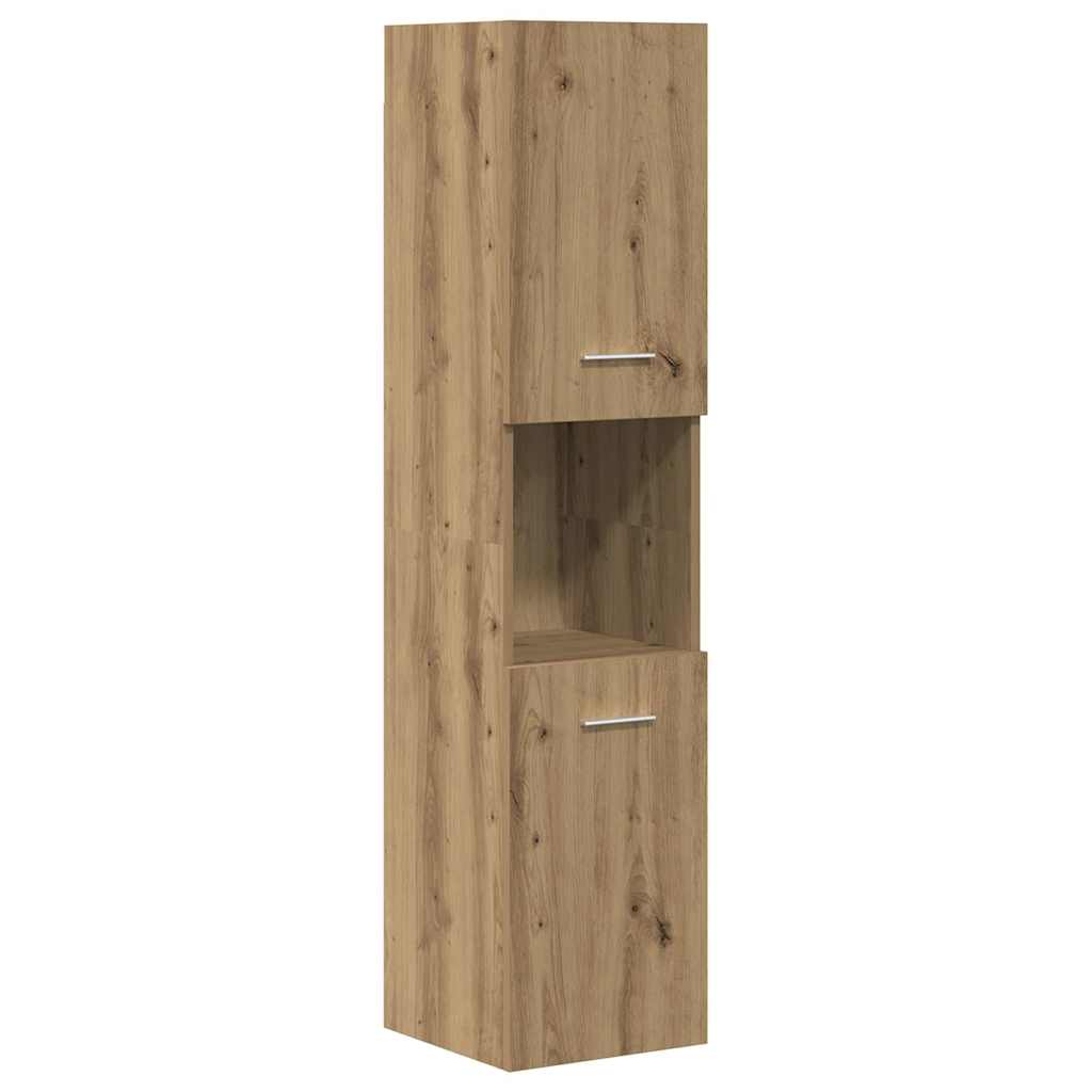 vidaXL 4-tlg. Badmöbel-Set Artisan-Eiche Holzwerkstoff