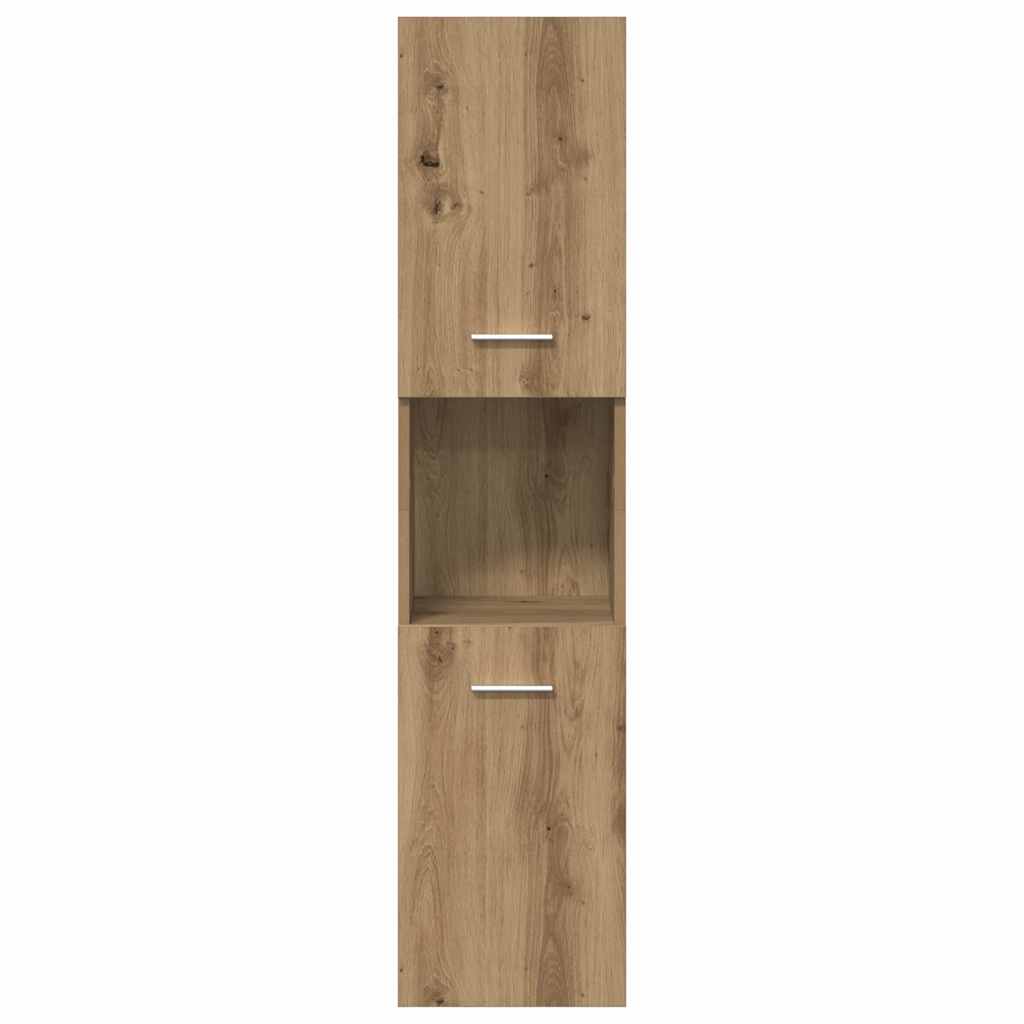 vidaXL Ensemble de meubles de salle de bain 3 pcs Chêne artisan HPL