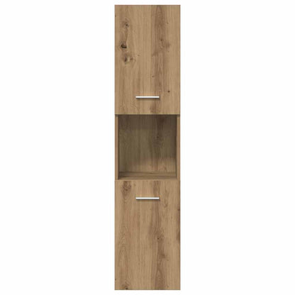 vidaXL Ensemble de meubles de salle de bain 3 pcs Chêne artisan HPL
