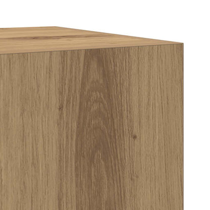vidaXL Ensemble de meubles de salle de bain 3 pcs Chêne artisan HPL