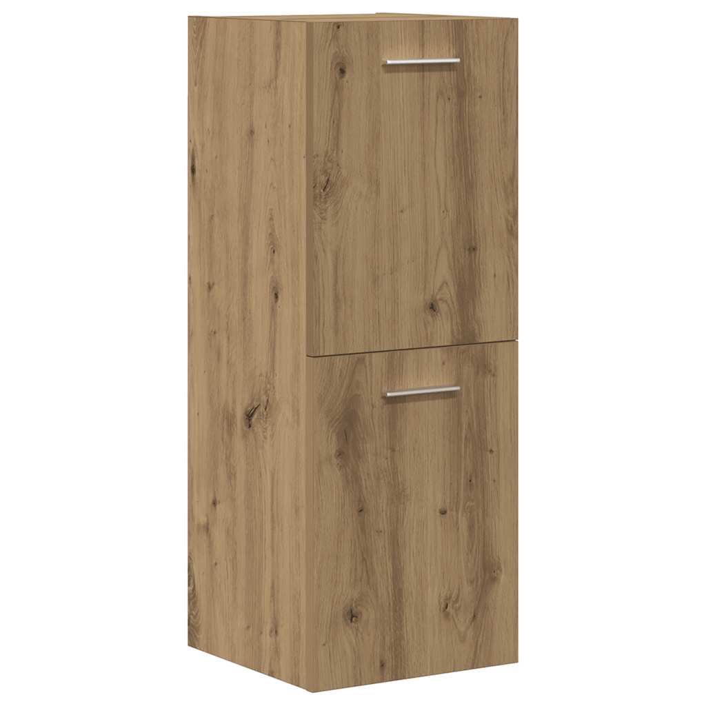 vidaXL 3-tlg. Badmöbel-Set Artisan-Eiche Holzwerkstoff