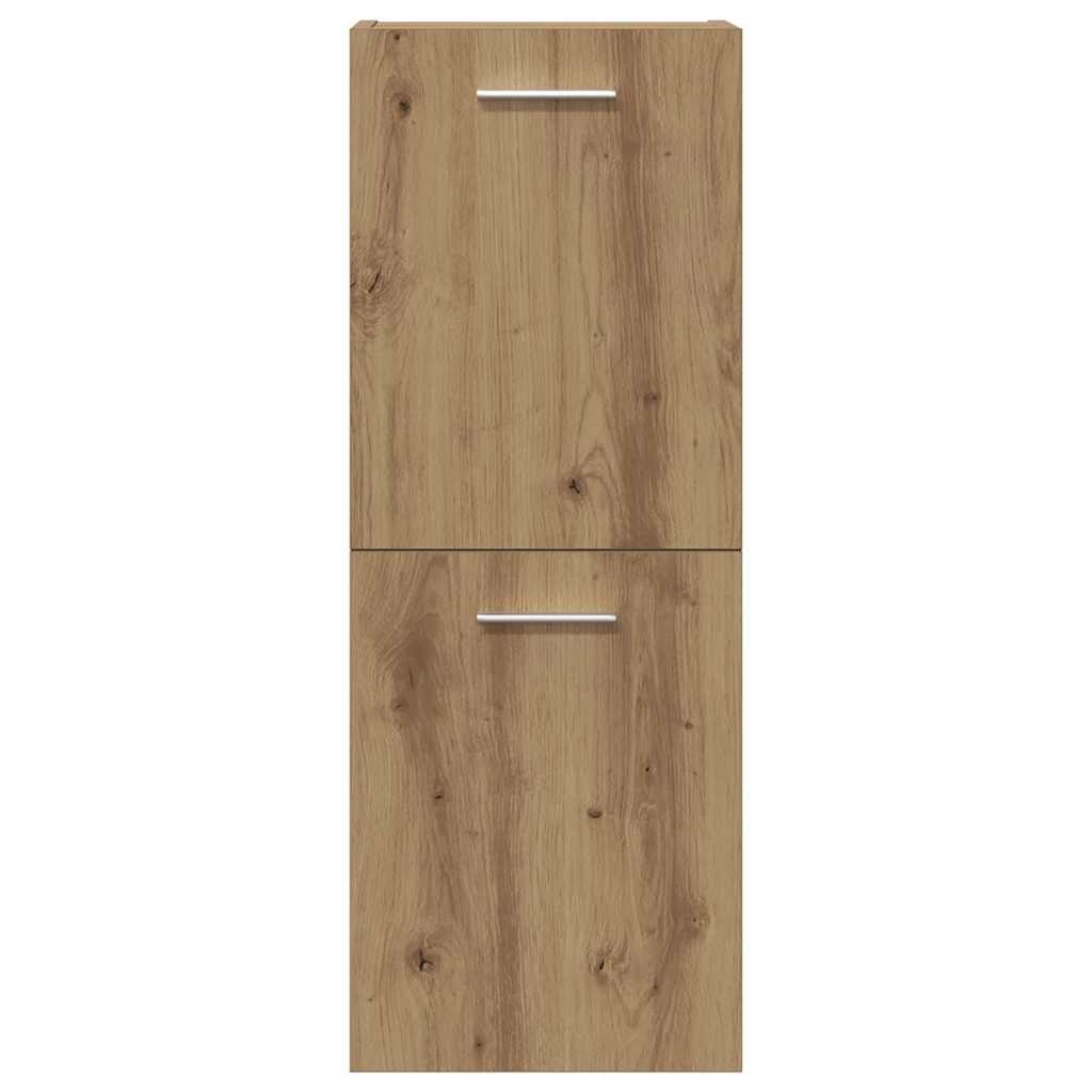 vidaXL 3-tlg. Badmöbel-Set Artisan-Eiche Holzwerkstoff