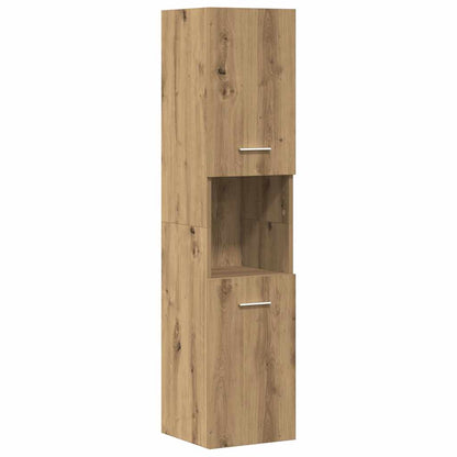 vidaXL 4-tlg. Badmöbel-Set Artisan-Eiche Holzwerkstoff