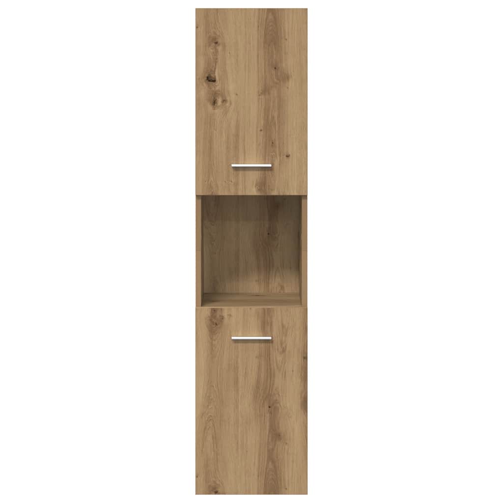 vidaXL 4-tlg. Badmöbel-Set Artisan-Eiche Holzwerkstoff