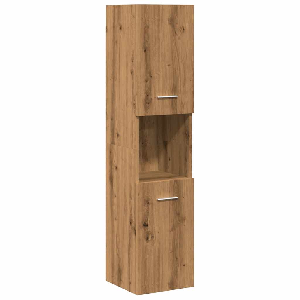 vidaXL 5-tlg. Badmöbel-Set Artisan-Eiche Holzwerkstoff