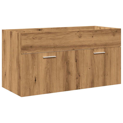 vidaXL 5-tlg. Badmöbel-Set Artisan-Eiche Holzwerkstoff