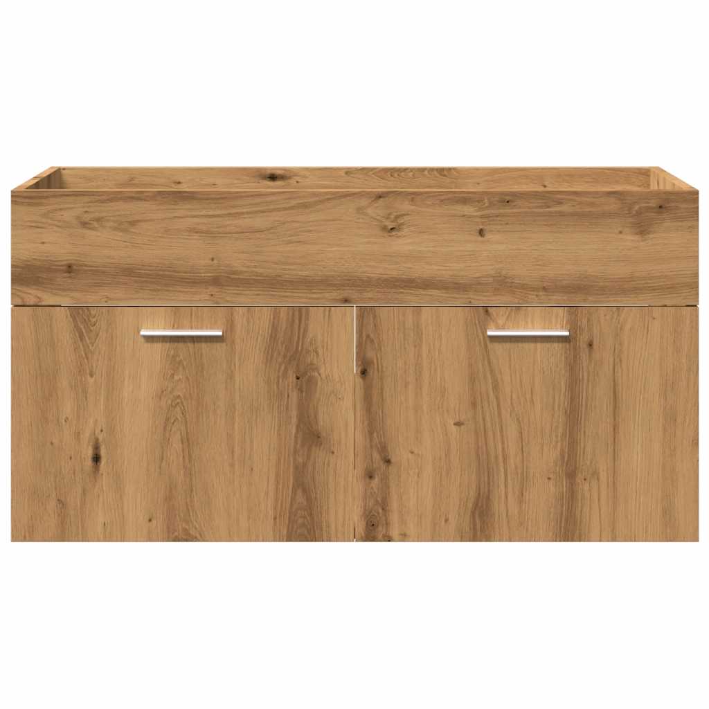vidaXL 5-tlg. Badmöbel-Set Artisan-Eiche Holzwerkstoff