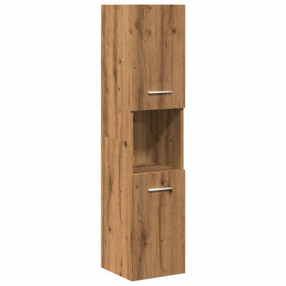 vidaXL 4-tlg. Badmöbel-Set Artisan-Eiche Holzwerkstoff