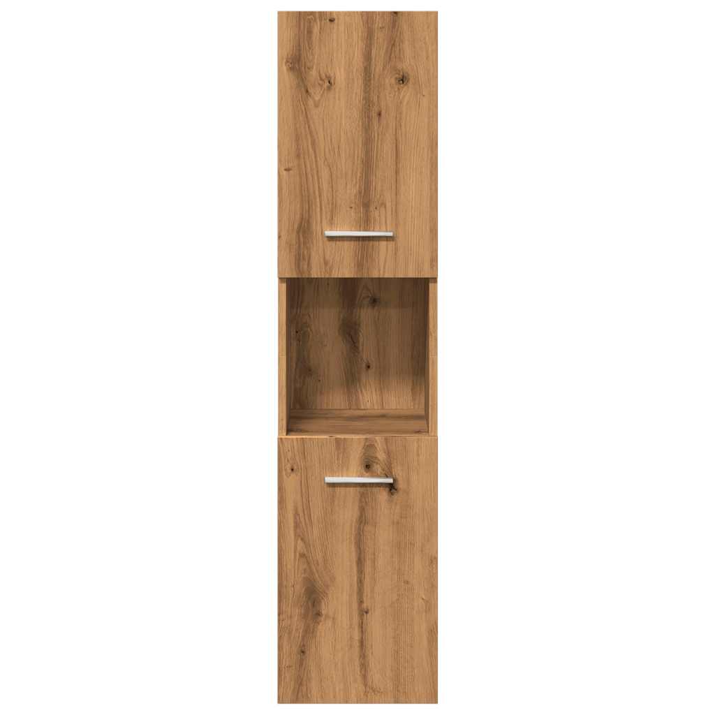 vidaXL 4-tlg. Badmöbel-Set Artisan-Eiche Holzwerkstoff