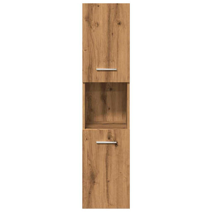 vidaXL 4-tlg. Badmöbel-Set Artisan-Eiche Holzwerkstoff