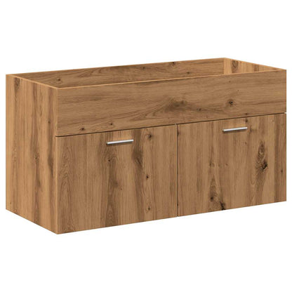 vidaXL 4-tlg. Badmöbel-Set Artisan-Eiche Holzwerkstoff