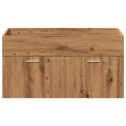 vidaXL 4-tlg. Badmöbel-Set Artisan-Eiche Holzwerkstoff
