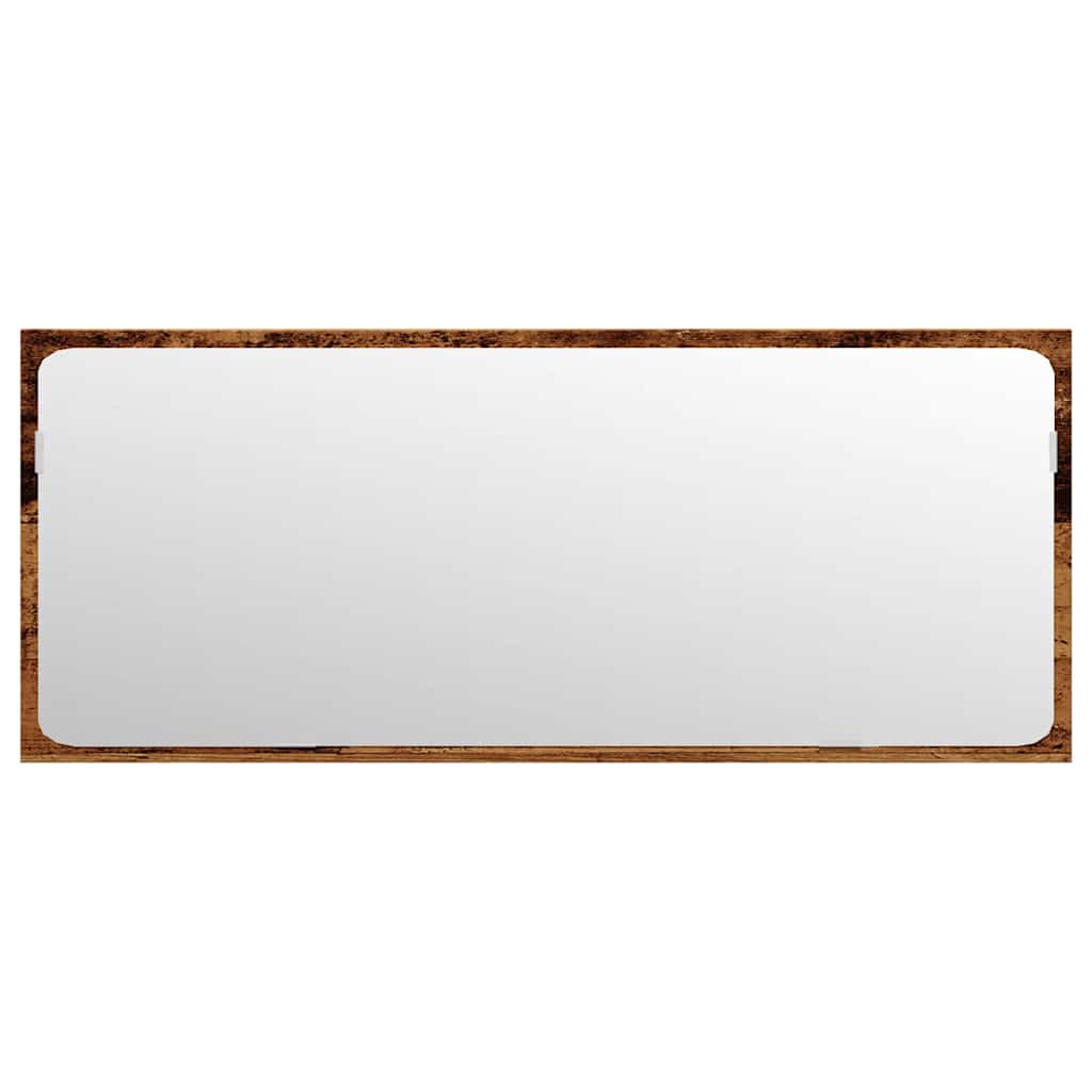 4-tlg. Badmöbel-Set Altholz-Optik Holzwerkstoff