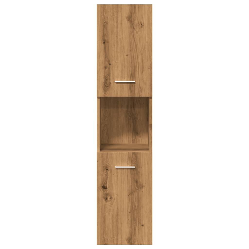 vidaXL 5-tlg. Badmöbel-Set Artisan-Eiche Holzwerkstoff