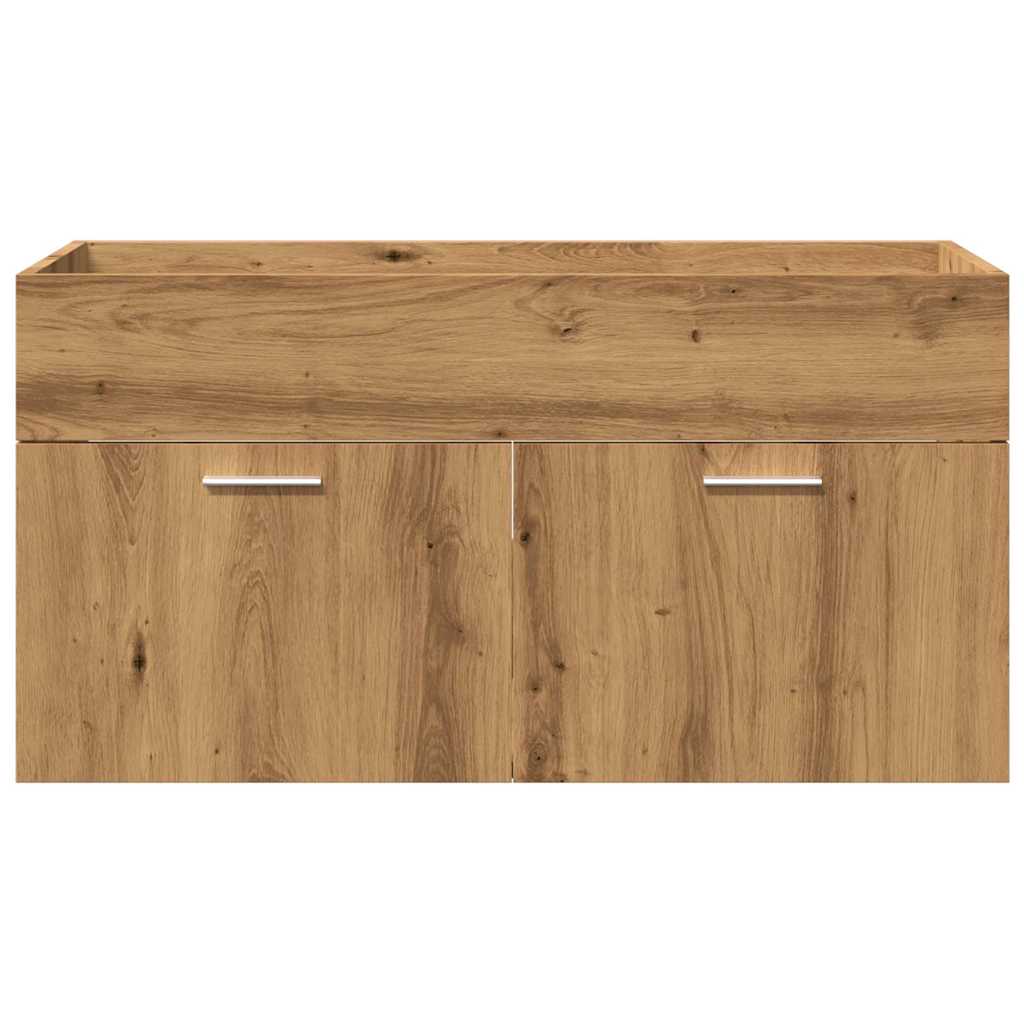 vidaXL 5-tlg. Badmöbel-Set Artisan-Eiche Holzwerkstoff
