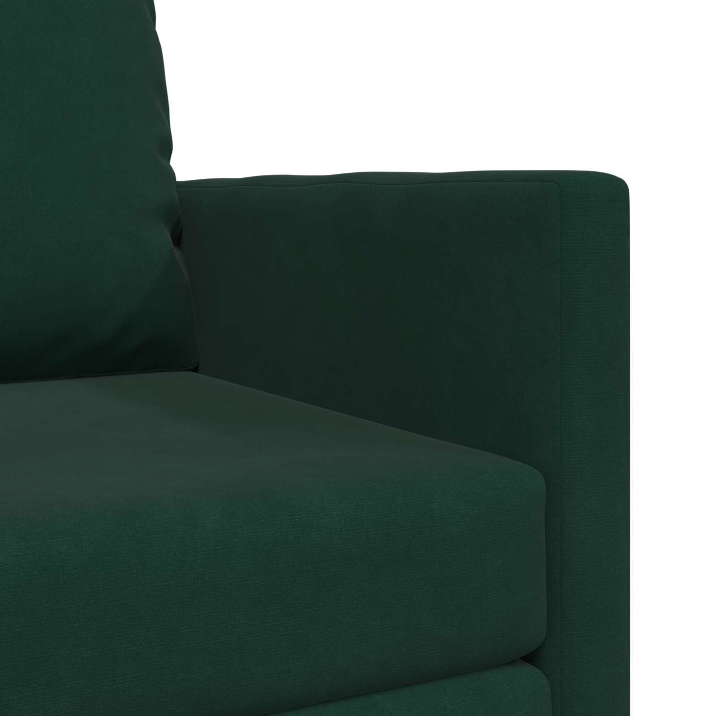 vidaXL Canapé-lit 60cm Velours Vert Foncé