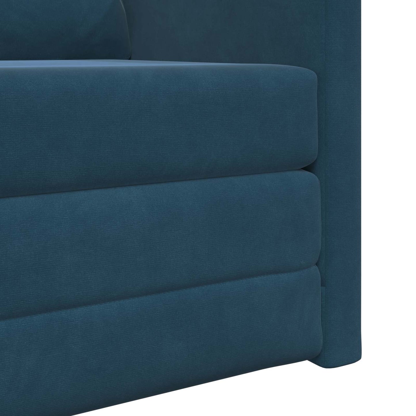 Schlafsofa 60cm Blau Samt