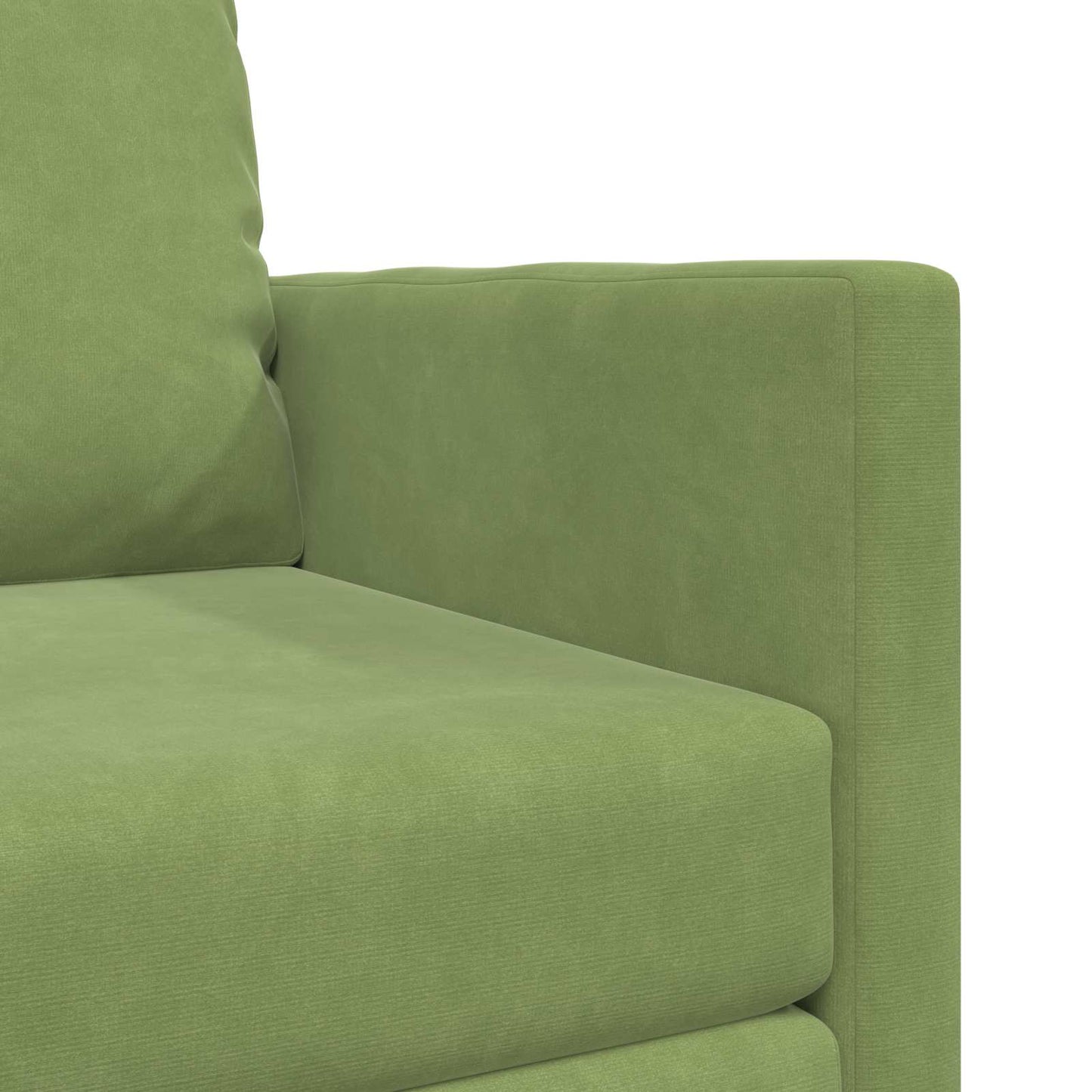 vidaXL Canapé-lit 60cm Vert clair Velours