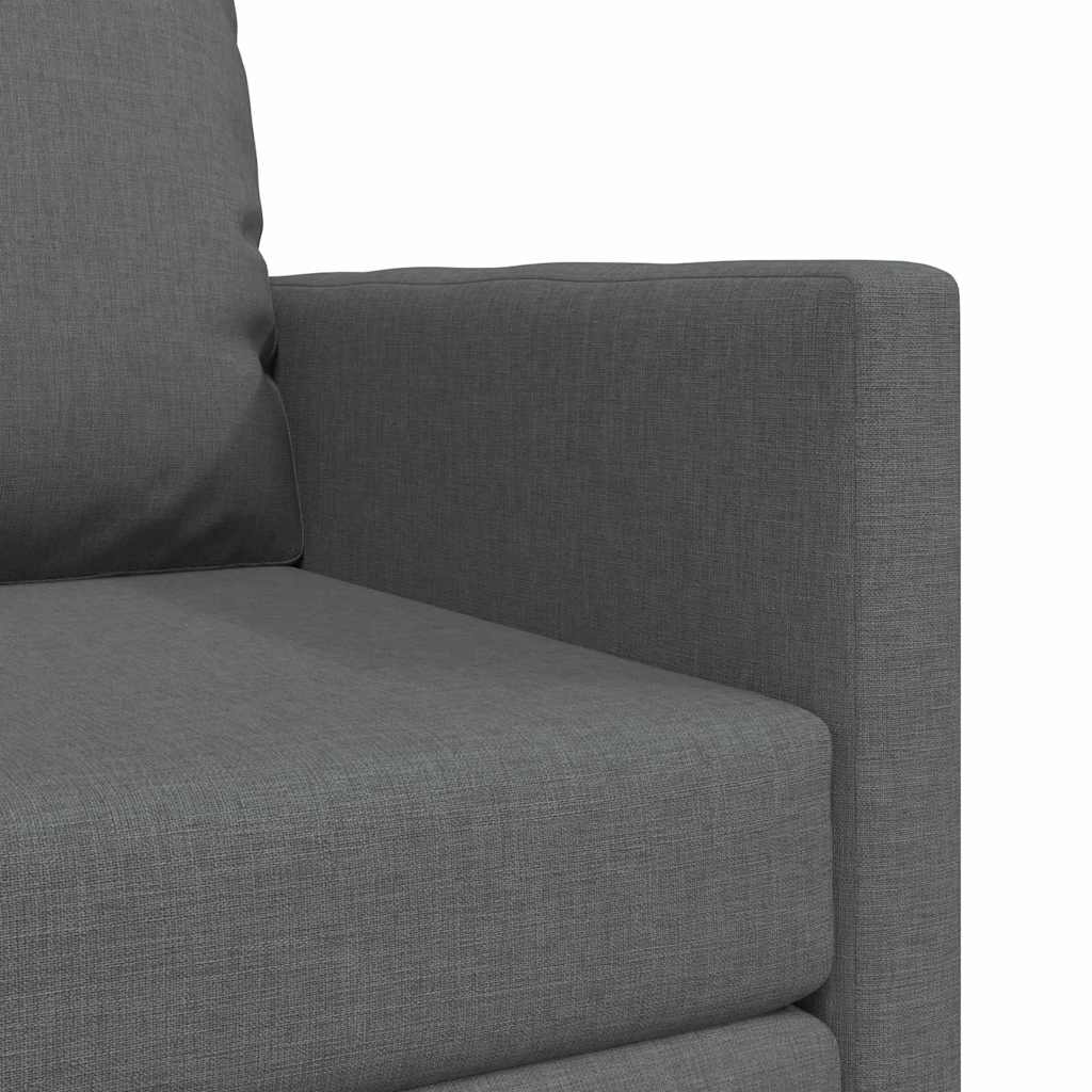 vidaXL Canapé-lit 60 cm Gris foncé Tissu